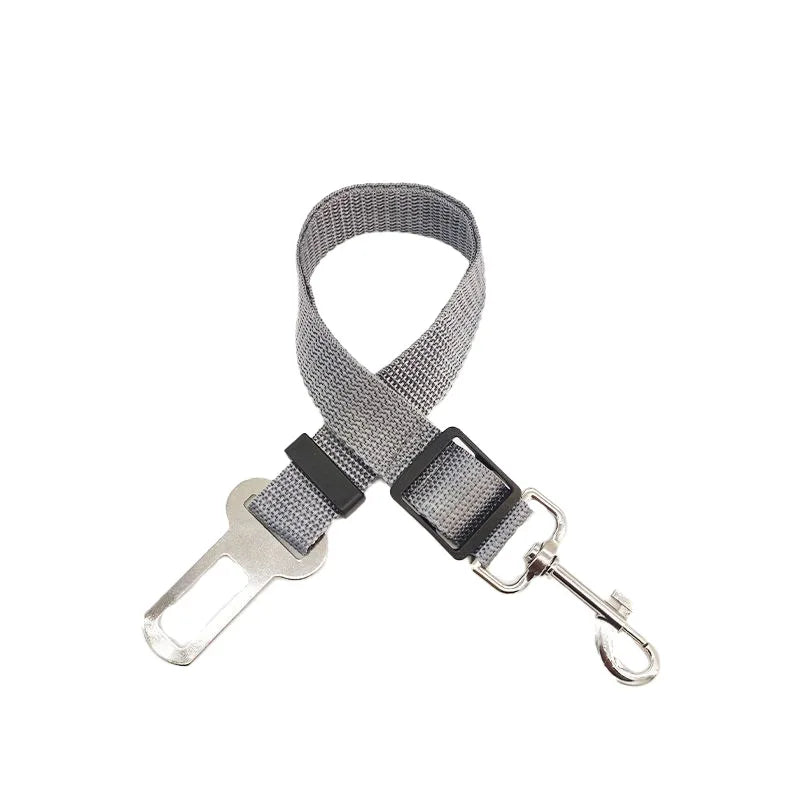 Adjustable Pet Car Seat Belt – Secure Harness Clip for Dogs & Cats During Travel