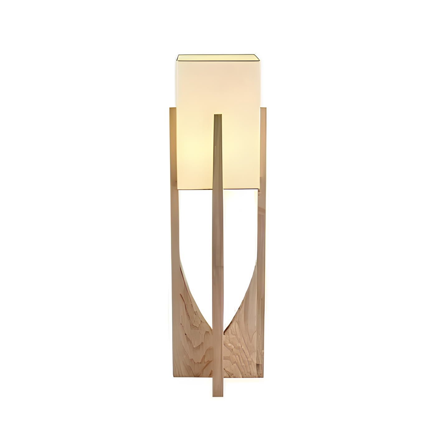 Japanese Style Wooden Floor Lamp – Modern LED Home Lighting