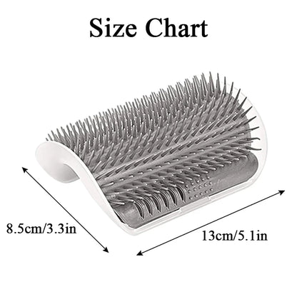 Cat Massager & Grooming Brush - Pet Hair Removal Comb for Dogs & Cats