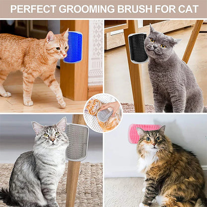Cat Massager & Grooming Brush - Pet Hair Removal Comb for Dogs & Cats