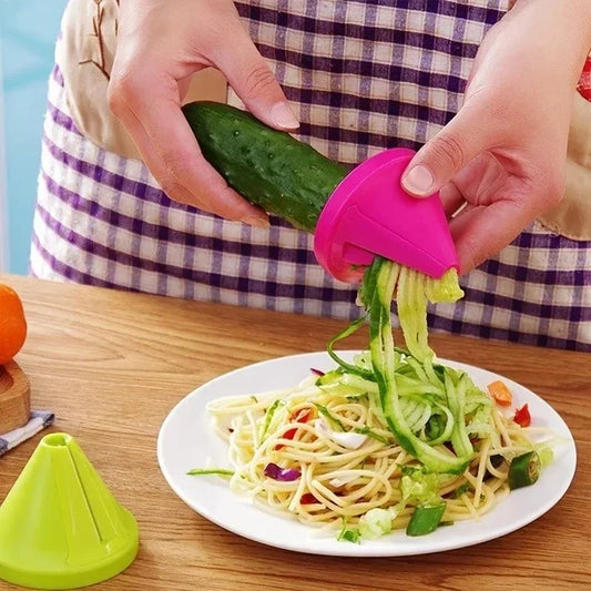 Spiralizer Vegetable Slicer,Handheld Spiralizer Vegetable Fruit Zucchini Noodle