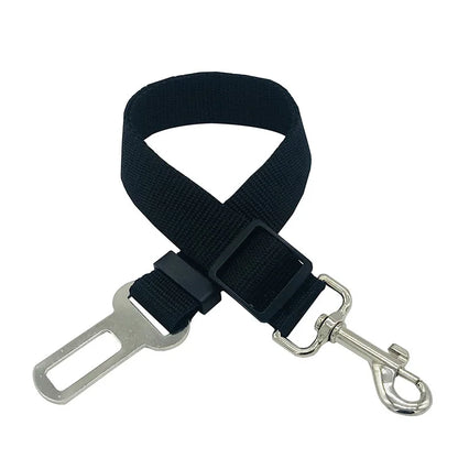 Adjustable Pet Car Seat Belt – Secure Harness Clip for Dogs & Cats During Travel