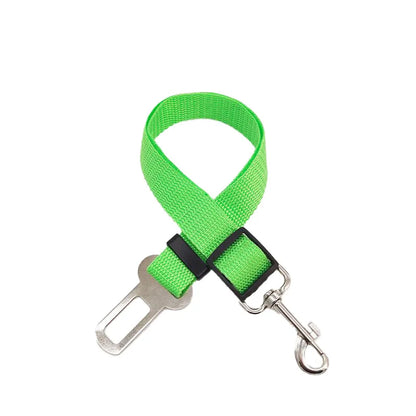 Adjustable Pet Car Seat Belt – Secure Harness Clip for Dogs & Cats During Travel