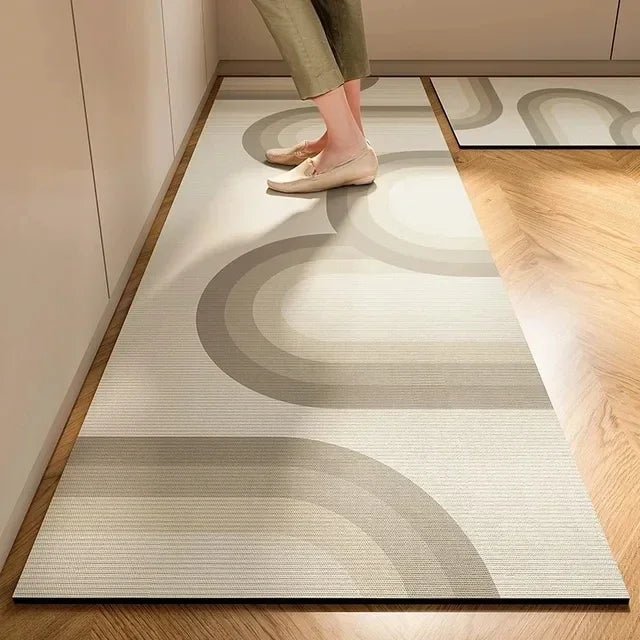 Japanese Style Soft Diatomite Kitchen Mat - Super Absorbent & Anti-Slip