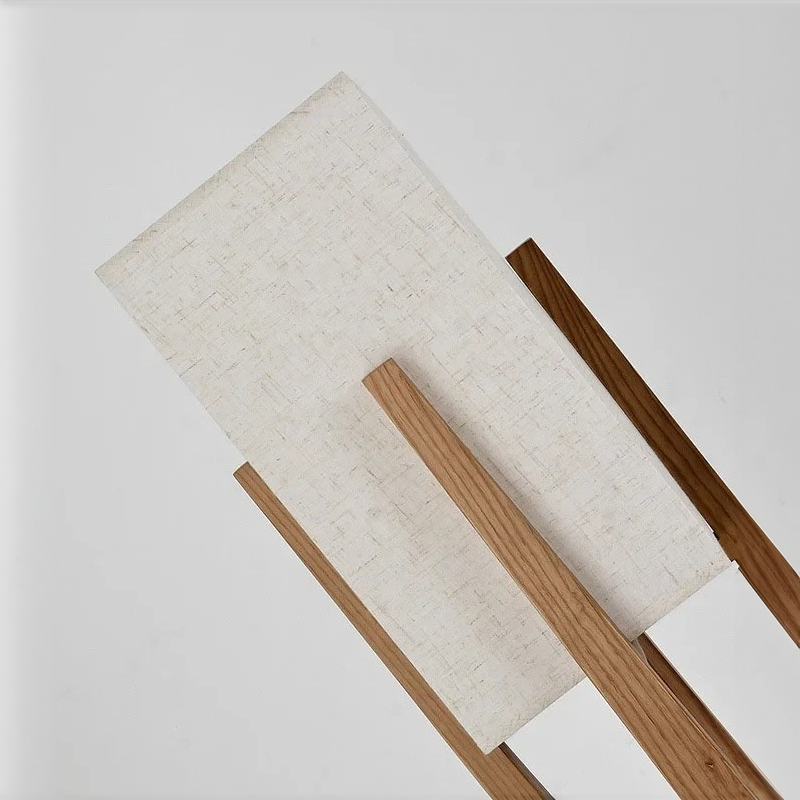 Japanese Style Wooden Floor Lamp – Modern LED Home Lighting
