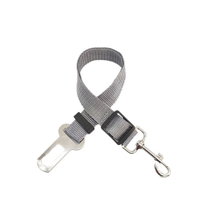 Adjustable Pet Car Seat Belt – Secure Harness Clip for Dogs & Cats During Travel