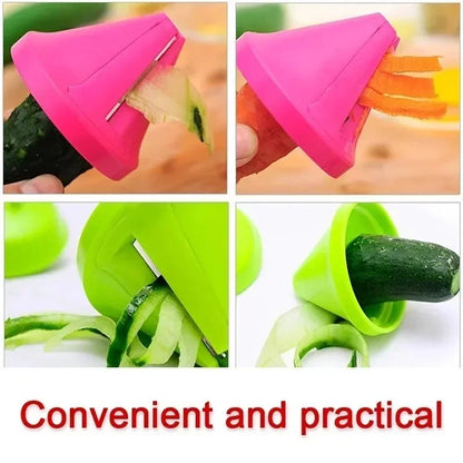 Spiralizer Vegetable Slicer,Handheld Spiralizer Vegetable Fruit Zucchini Noodle