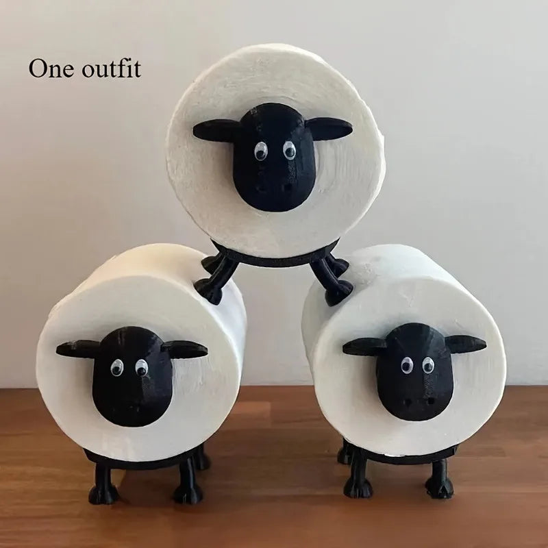 CritterRoll™ Cute Animal Toilet Paper Holder – Whimsical Bathroom Décor