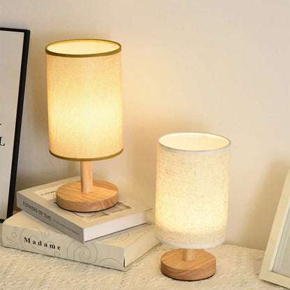 Cozy Glow LED Fabric Lamp